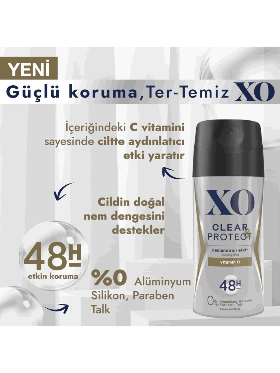 Xo Deodorant Clear&Protect 150 Ml. Man