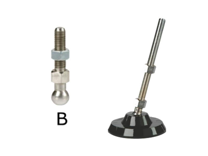 Model 505 (Ø120) Plasti̇k Pabuç Tabani (6 Köşeli̇ Paslanmaz Çeli̇k) Aisi 304 (Inox)