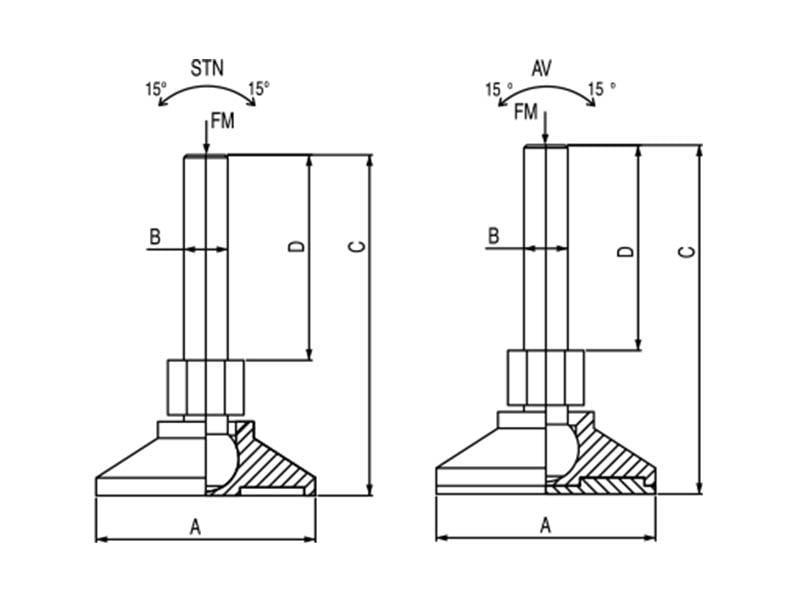 Model:501 - 505 Plasti̇k Pabuç Tabani ((Ø80)-6 Köşeli̇ Metal Çi̇nko Kaplama)