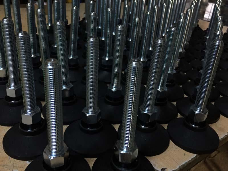 Model:501 - 505 Plasti̇k Pabuç Tabani ((Ø80)-6 Köşeli̇ Metal Çi̇nko Kaplama)