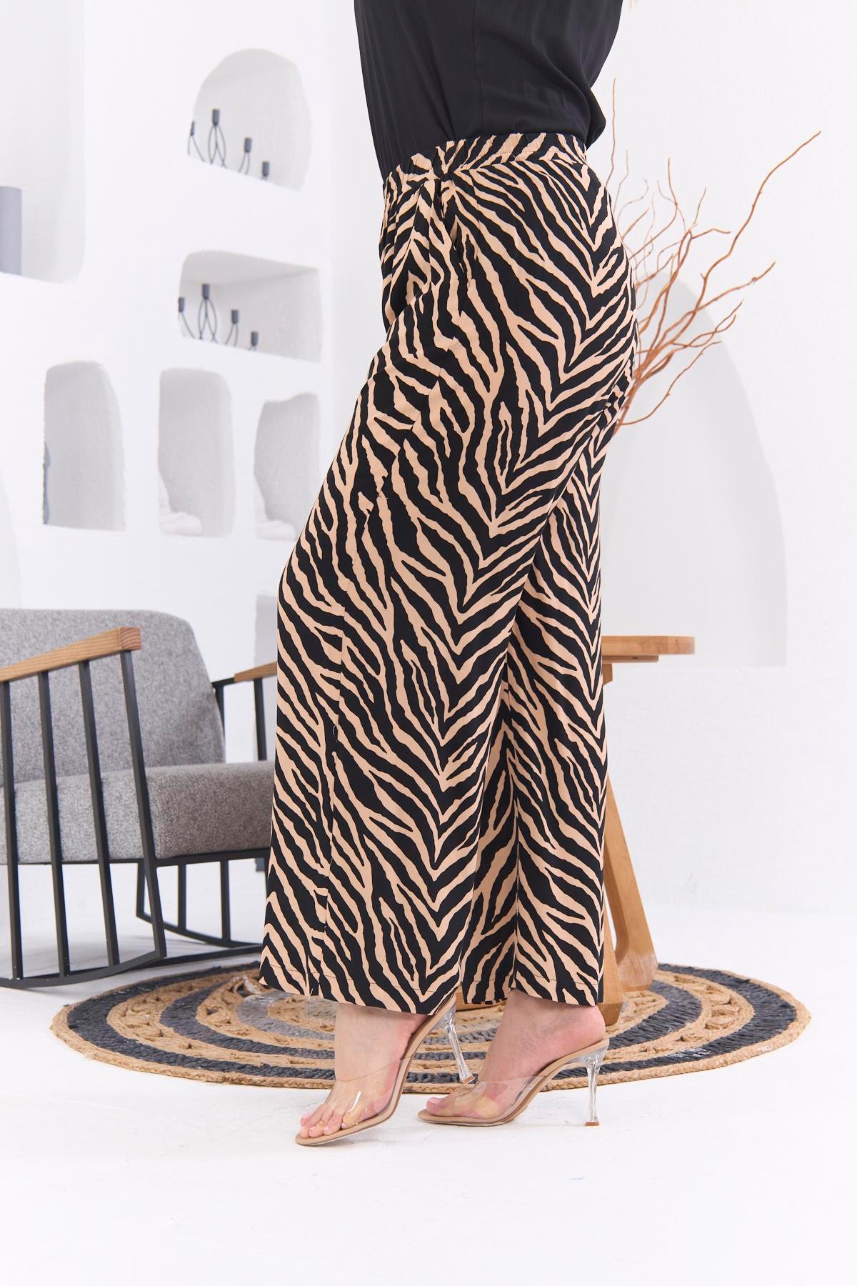 Rmg Büyük Beden Vizon Viskon Pantolon