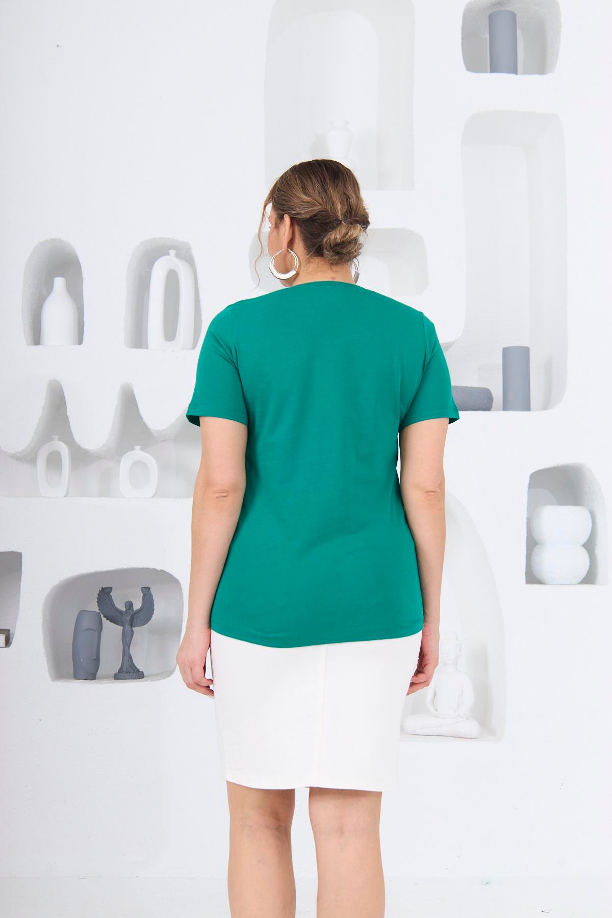 Rmg Ayıcık Baskılı Büyük Beden Benetton Tişört
