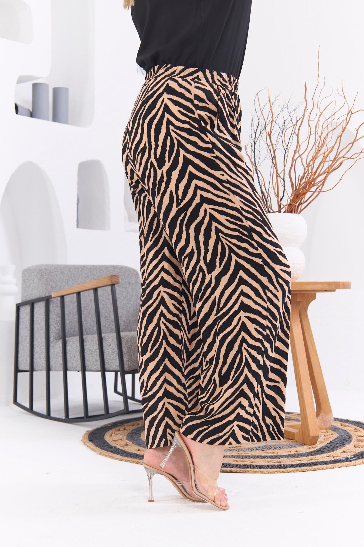 Rmg Büyük Beden Vizon Viskon Pantolon