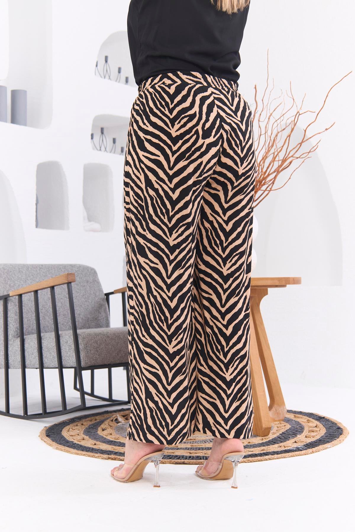 Rmg Büyük Beden Vizon Viskon Pantolon