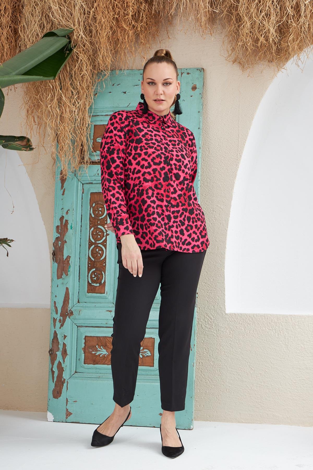 LEOPAR GÖMLEK  44-54