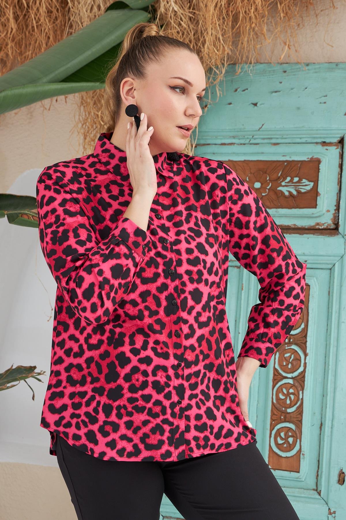 LEOPAR GÖMLEK  44-54