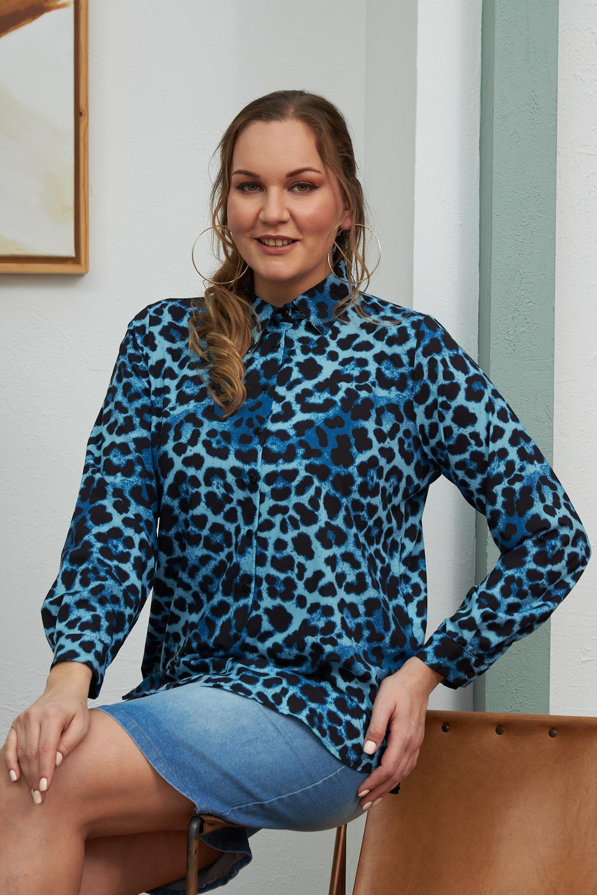 LEOPAR GÖMLEK  44-54