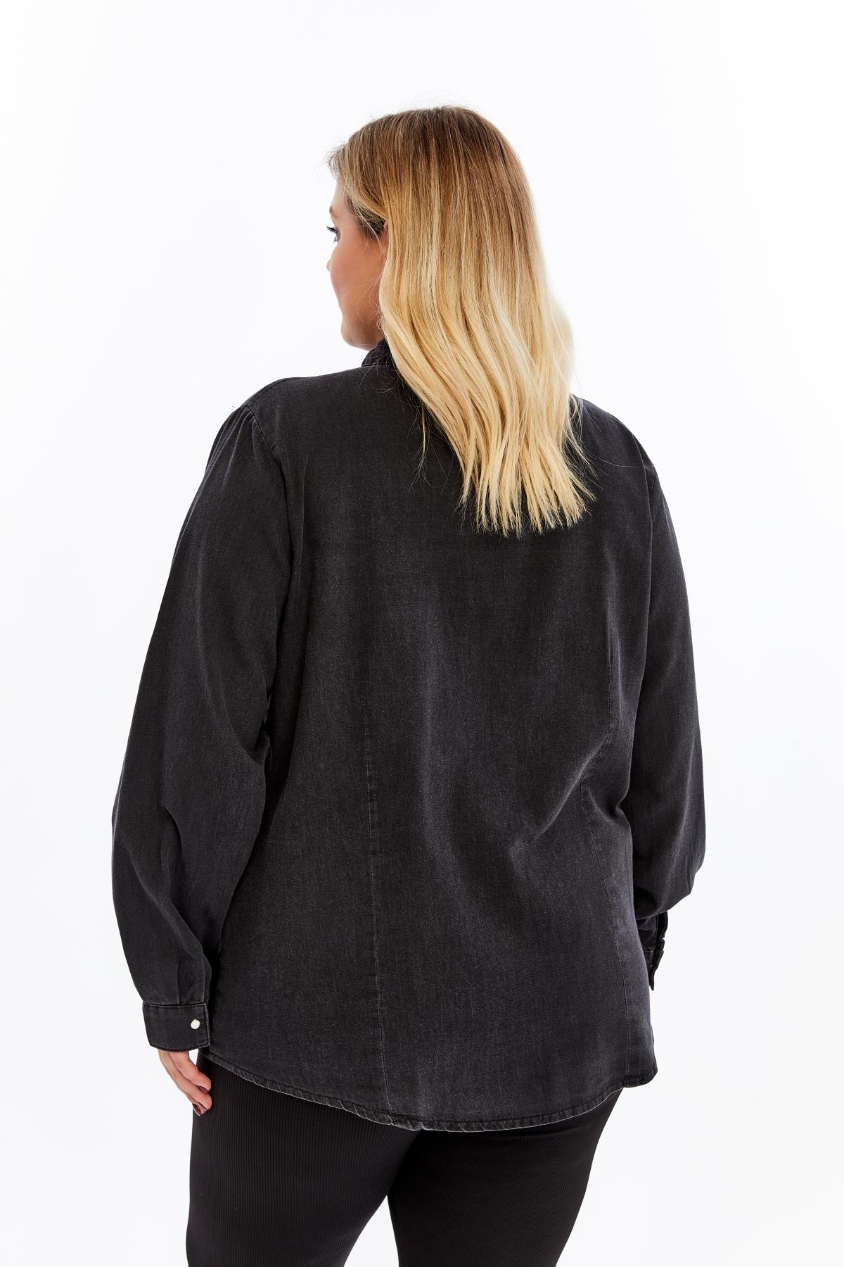 Rmg Büyük Beden Füme Gömlek