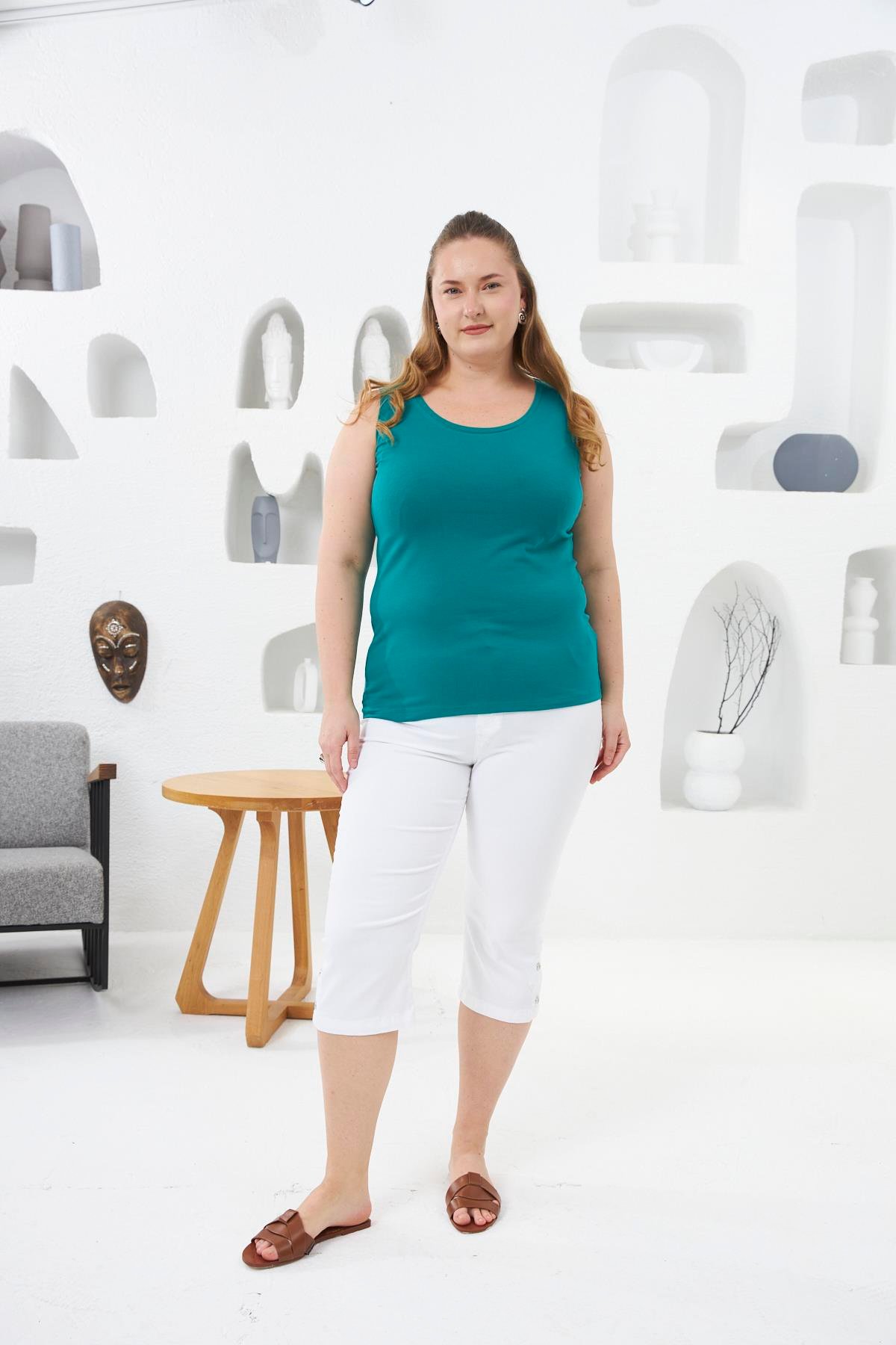 RMG Büyük Beden Yeşil Atlet