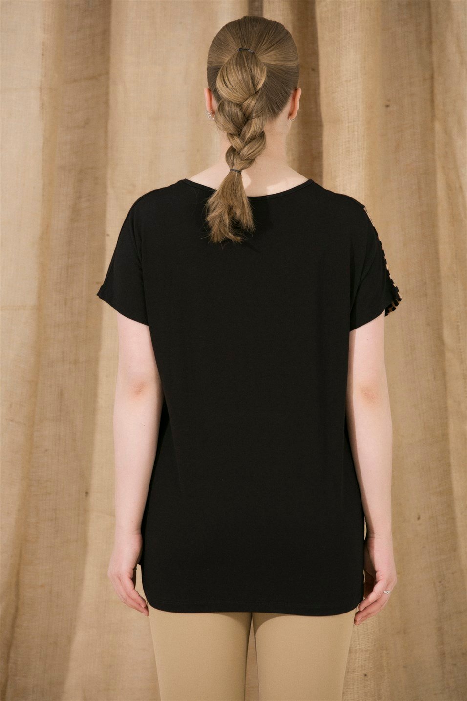 Rmg Leopar Garnili Büyük Beden Tişört