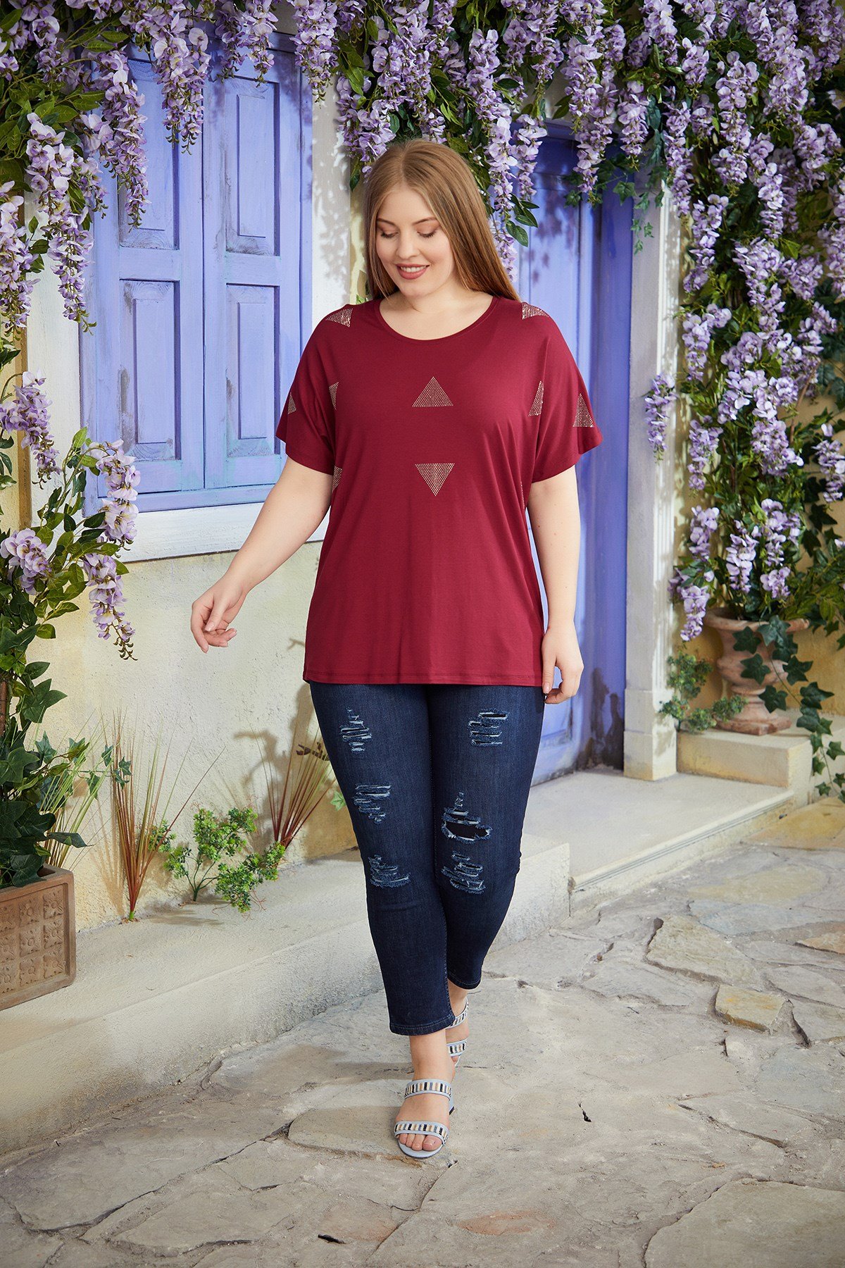 TAŞLI T-SHIRT  44-50