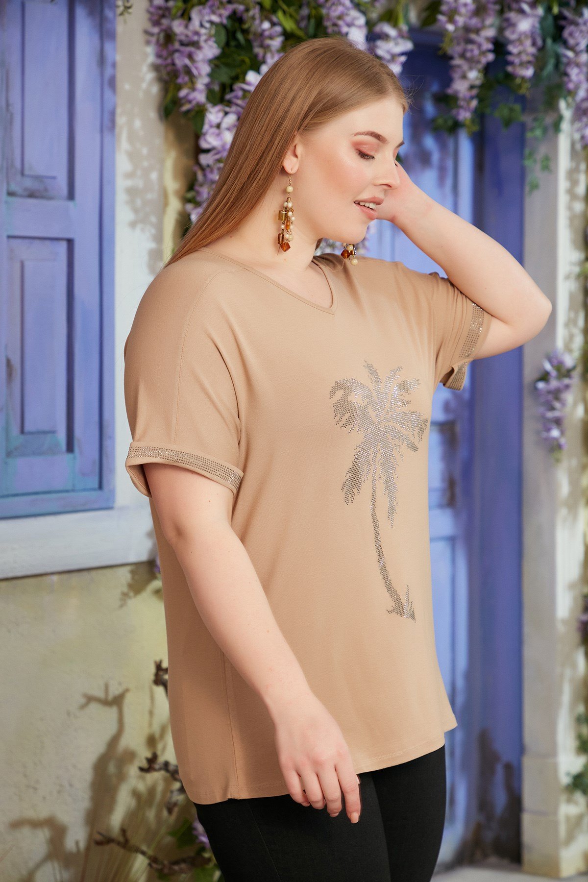 TAŞLI T-SHIRT   44-54