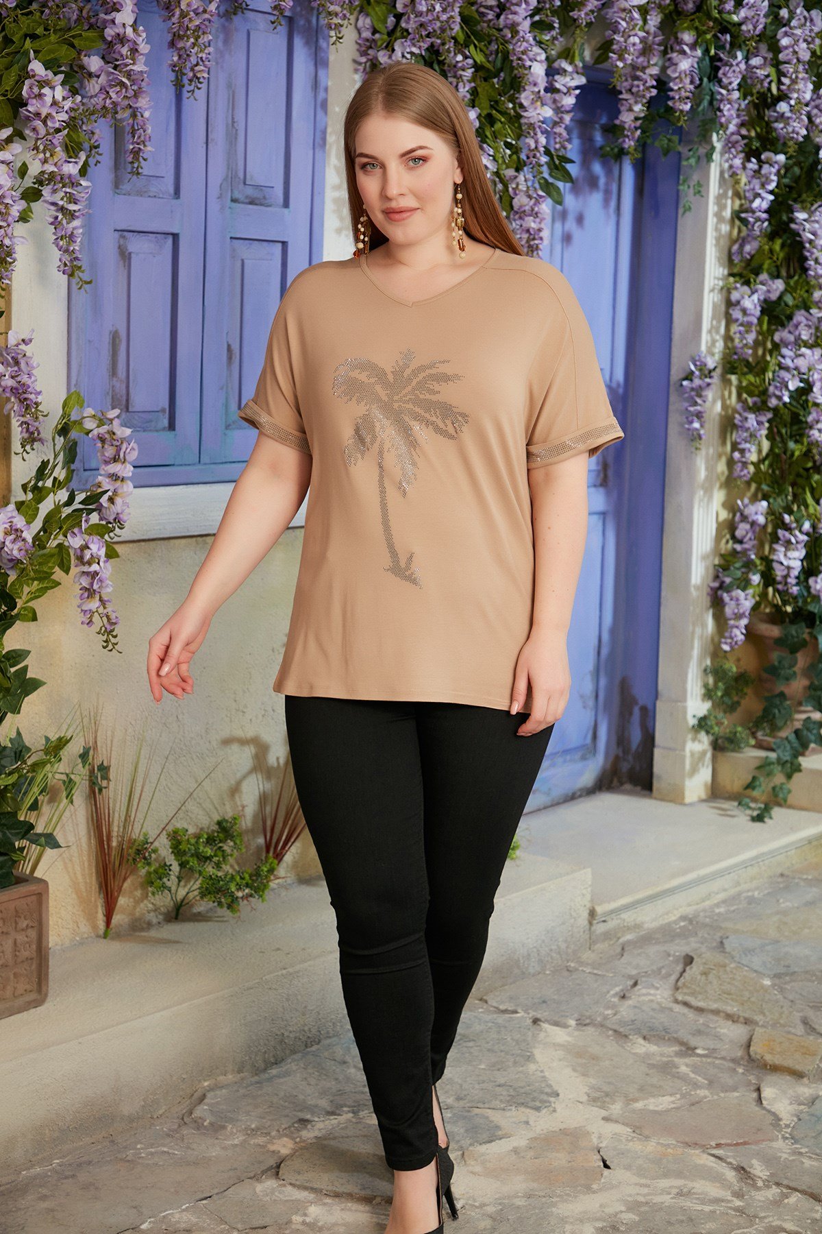 TAŞLI T-SHIRT   44-54
