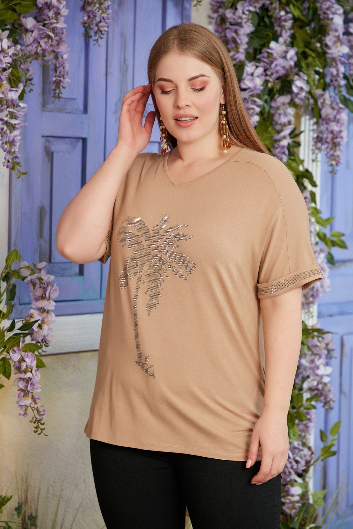 TAŞLI T-SHIRT   44-54