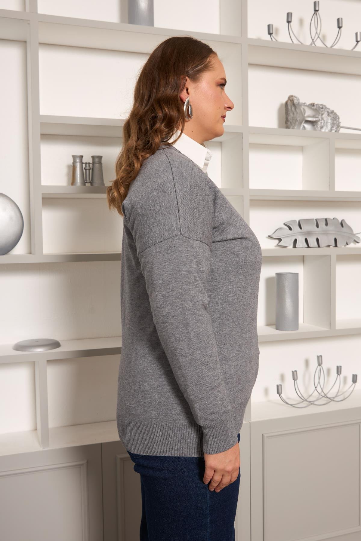 V YAKA TRİKO KAZAK 1-2