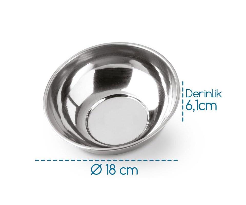 Abant Çelik 430 Tas 18 cm No:5