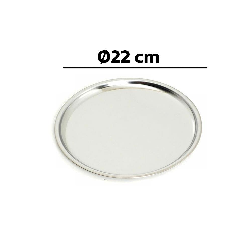 Abant Çelik Diplomat Servis Tabak 22 cm - No : 5