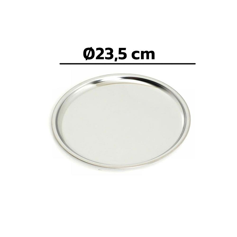Abant Çelik Diplomat Servis Tabak 23,5 cm - No : 6