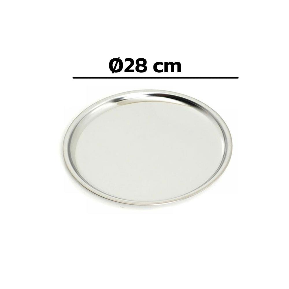 Abant Çelik Diplomat Servis Tabak 28 cm - No : 8