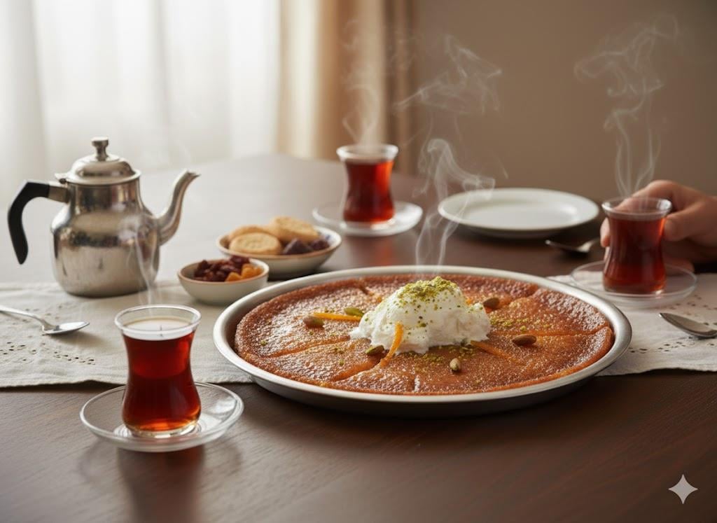 Abant Çelik Ekmek Kadayıfı Tepsisi