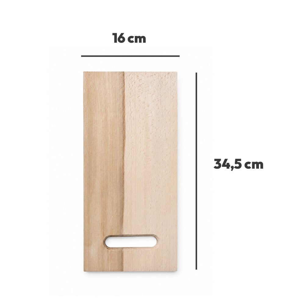 Ahşap Dikdörtgen Kesme Tahtası 34,5x16cm
