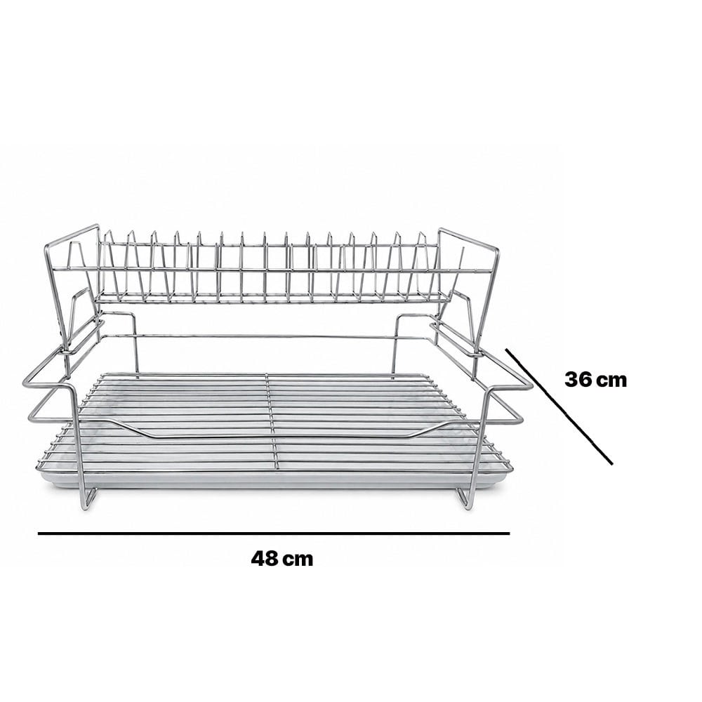 Alezy 517 Metal Tezgah Üstü Tabaklık-Bulaşıklık