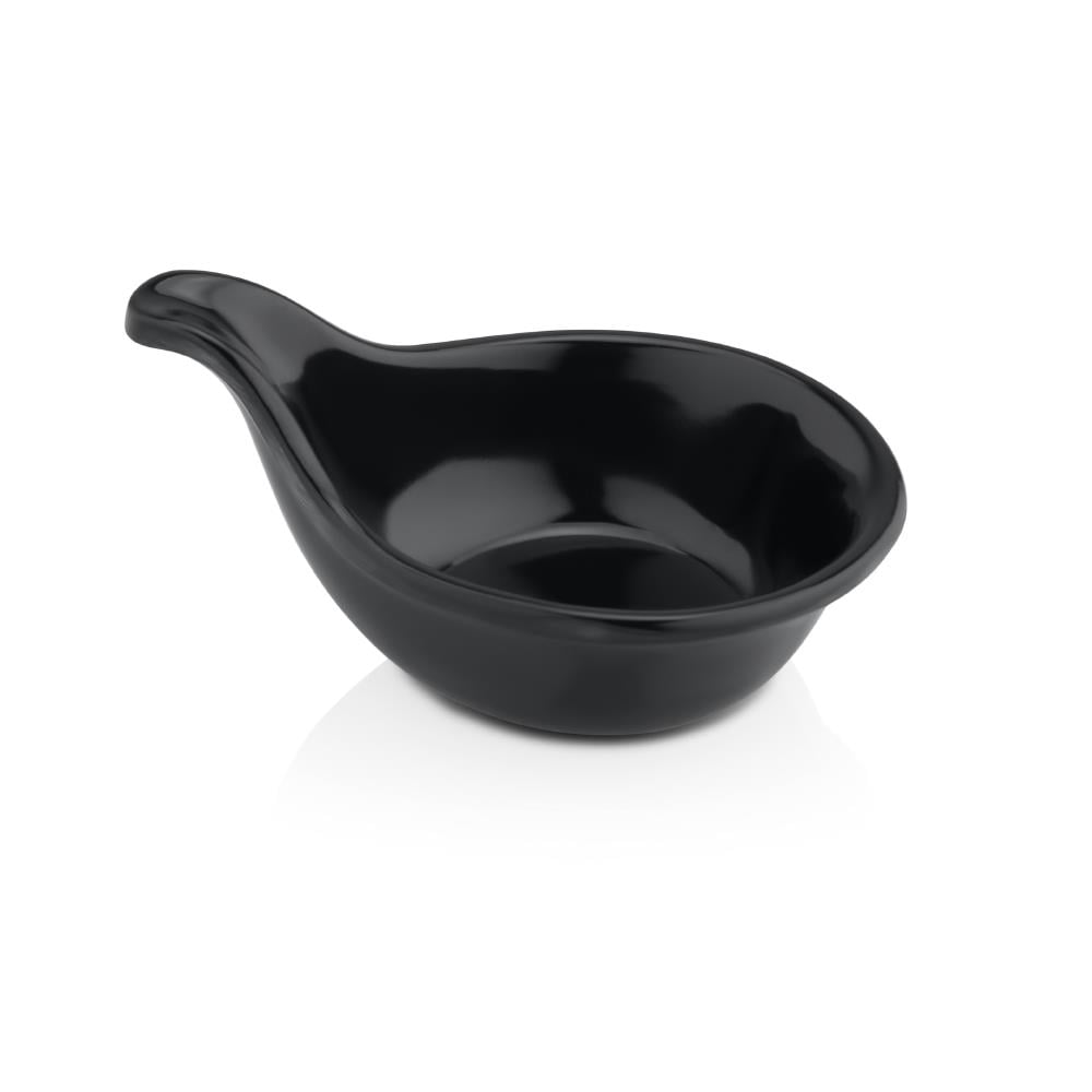 Alezy 520 Termostar Melamin Kaşık Sosluk 10 cm Siyah