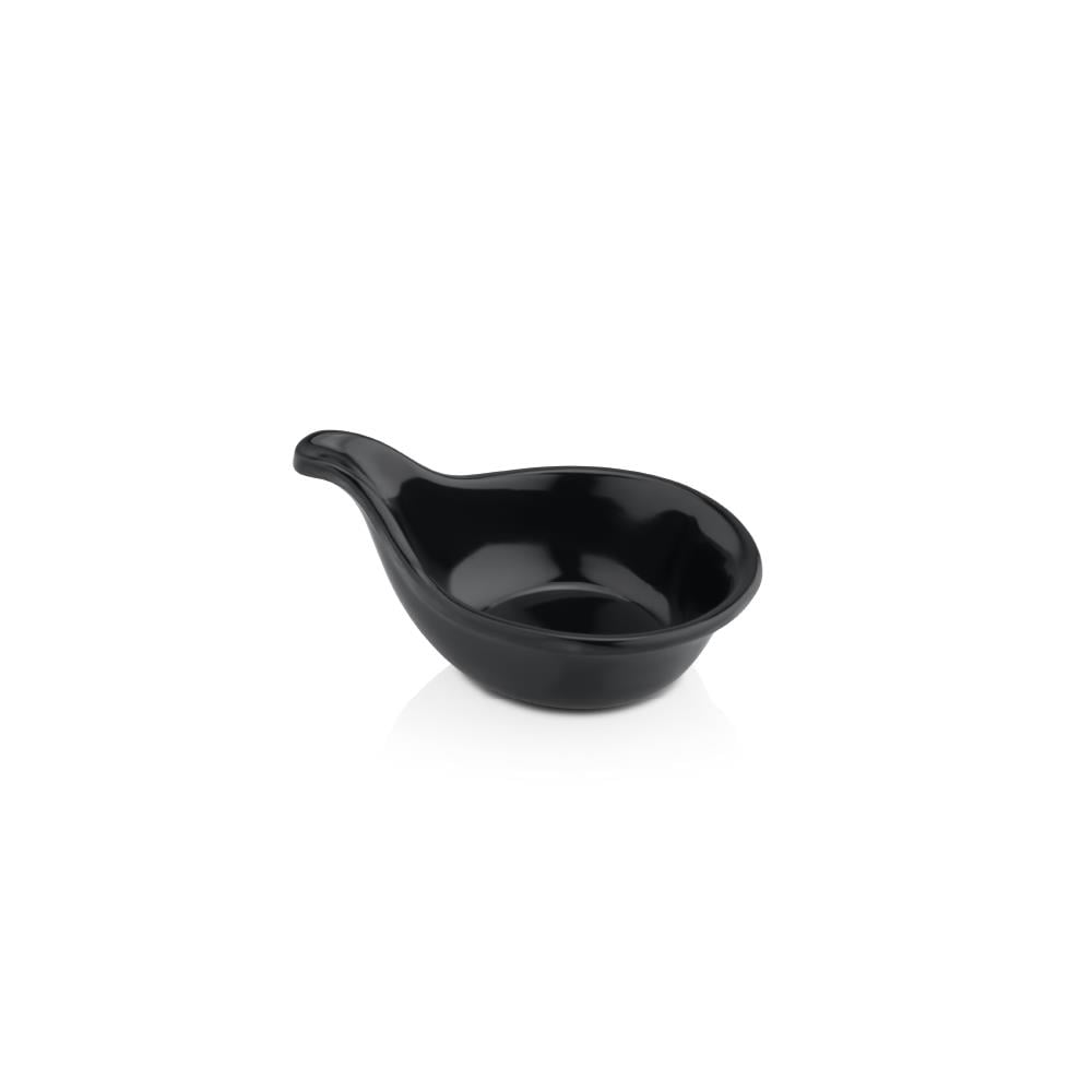 Alezy 520 Termostar Melamin Kaşık Sosluk 10 cm Siyah