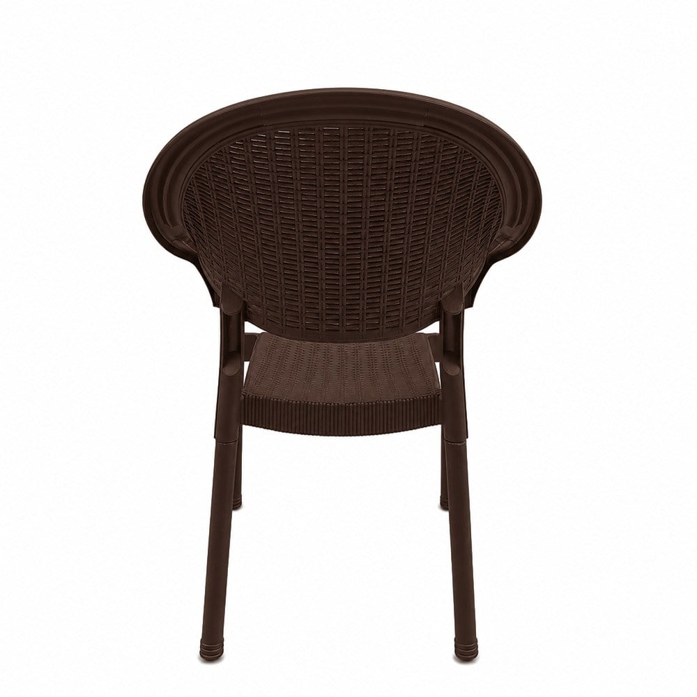 Alezy Atlantis Rattan Desenli Kollu Koltuk