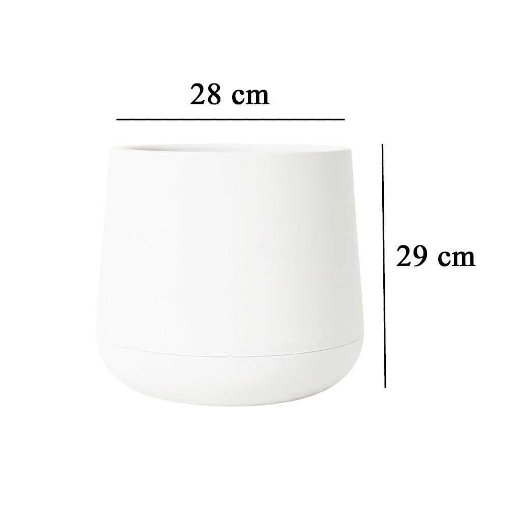Alezy Atlas Renkli Kendinden Drenajlı Saksı 7 Litre No:4
