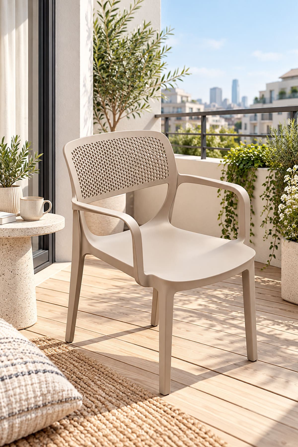 Alezy Barbie C Model Bahçe Balkon Koltuk