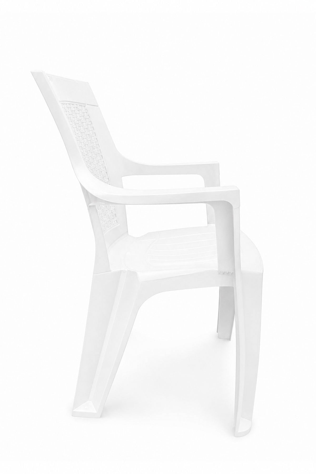 Alezy HK-260 Plastik Sultan Rattan Desenli Koltuk
