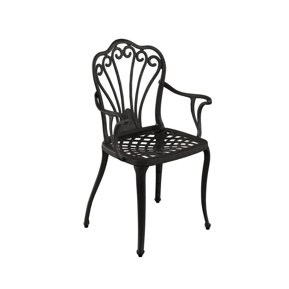 Alezy İstanbul Masa Takımı 75x150cm Oval Masa 6 Adet İstanbul Koltuk Ferforje Görünümlü Set