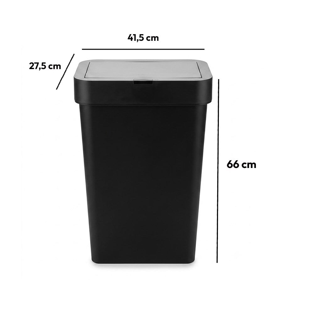Alezy Sensörlü Otomatik Açılır Kapanır Mega Akıllı Çöp Kovası 50 Litre 