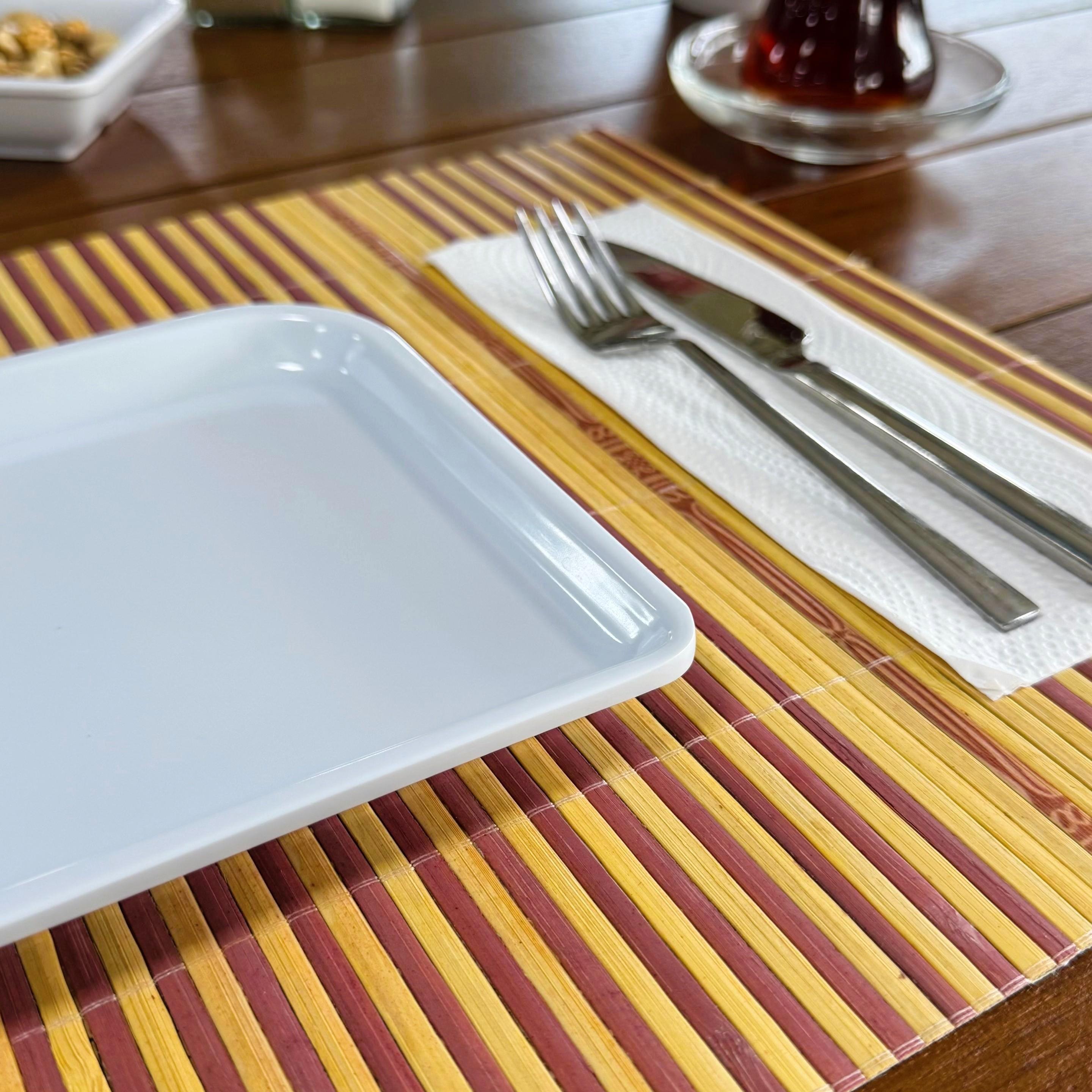 Göreme 478 Termostar Avanos Servis Tabak 15x15 cm Beyaz