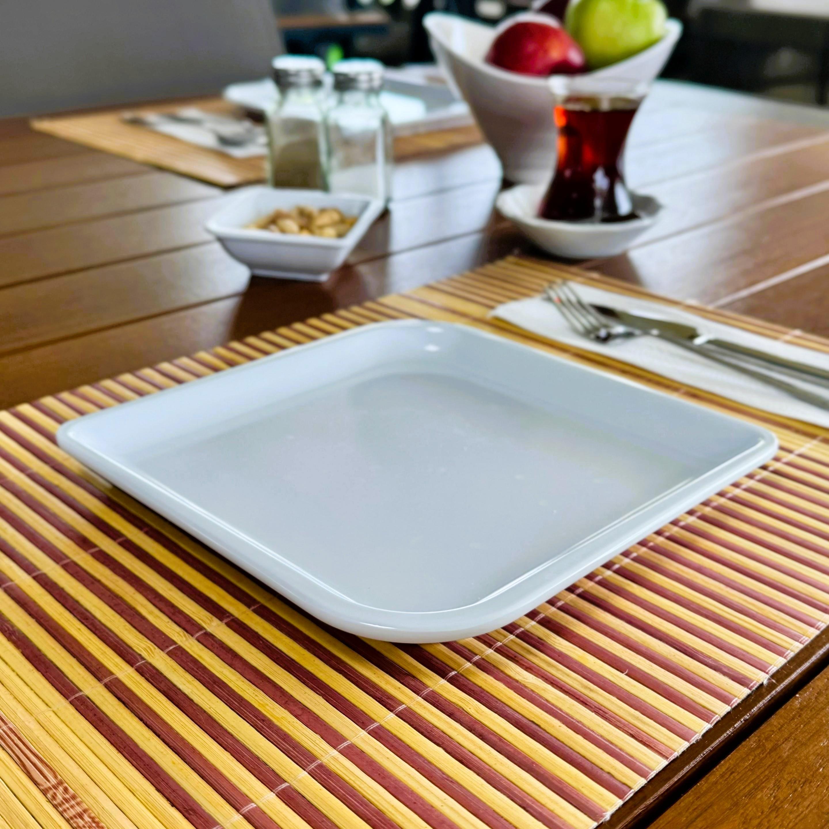 Göreme 479 Termostar Avanos Servis Tabak 19x19 cm Beyaz