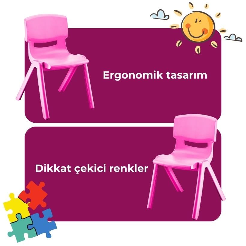 Holiday CM505 Jumbo Çocuk Sandalyesi Pembe