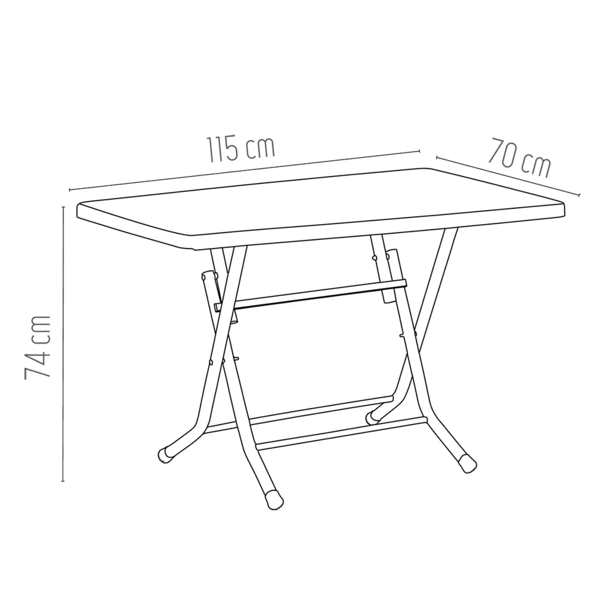 Holiday HD250 Katlanır Masa 70x115 cm