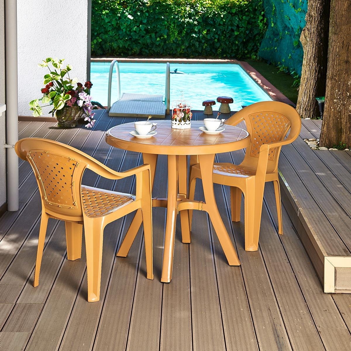 Holiday HM510 Royal Yuvarlak Masa Ø80 cm Yesil