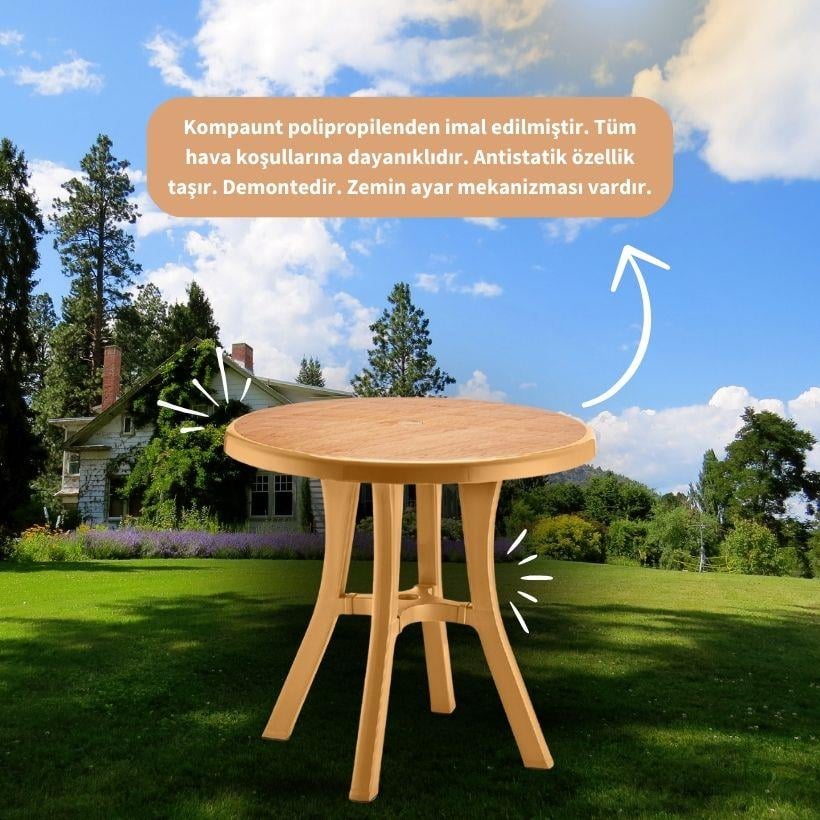 Holiday HM510 Royal Yuvarlak Masa Ø80 cm Yesil