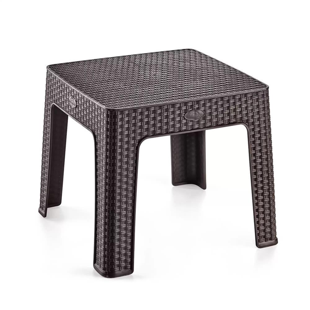 Holiday HS700 Monoblok Rattan Plaj Sehpası Kahverengi