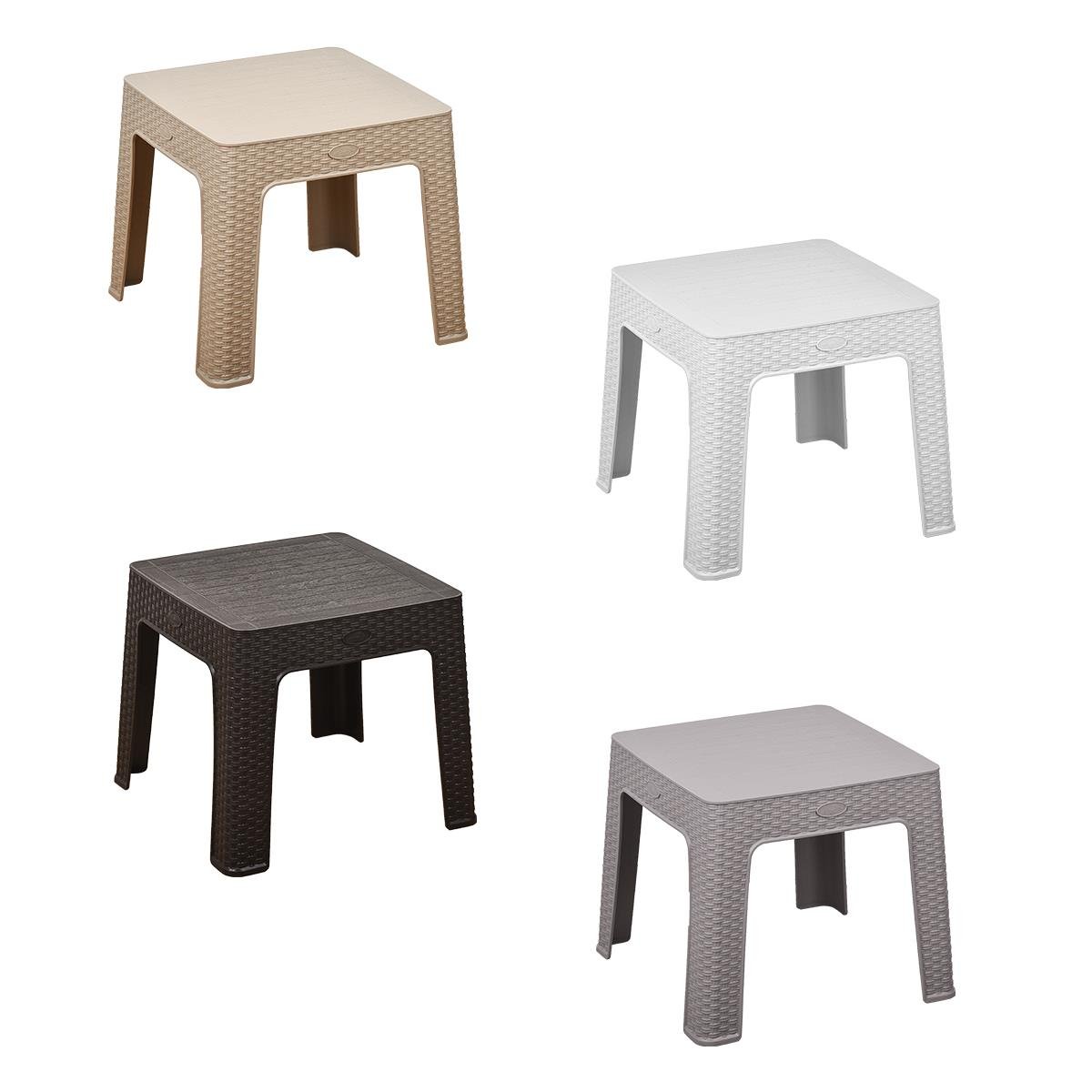 Holiday HS700 Monoblok Rattan Plaj Sehpası Gri 