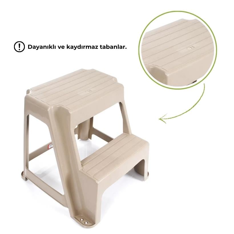 Holiday TB165 Katlı Basamak Tabure Teak