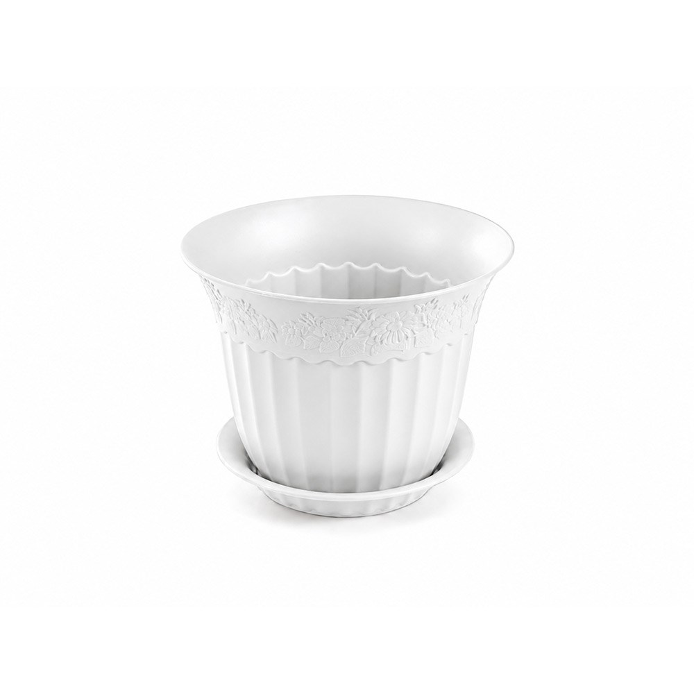 Irak Garden Flowers AS153 Renkli Dekoratif Antik Çiçek ve Bitki Saksısı 2.5 Litre