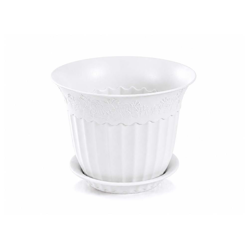 Irak Garden Flowers AS154 Renkli Dekoratif Antik Çiçek ve Bitki Saksısı 5.25 Litre