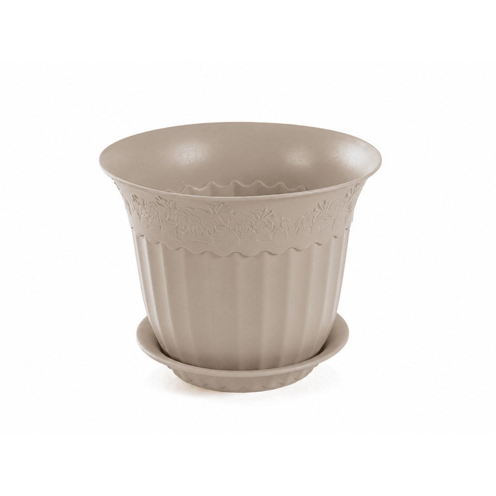 Irak Garden Flowers AS154 Renkli Dekoratif Antik Çiçek ve Bitki Saksısı 5.25 Litre