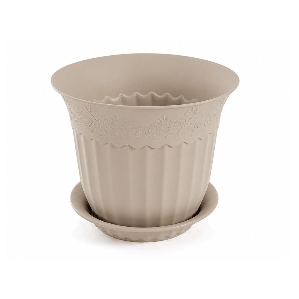 Irak Garden Flowers AS156 Renkli Dekoratif Antik Saksı 16.75 Litre