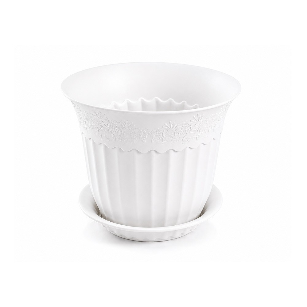 Irak Garden Flowers AS156 Renkli Dekoratif Antik Saksı 16.75 Litre