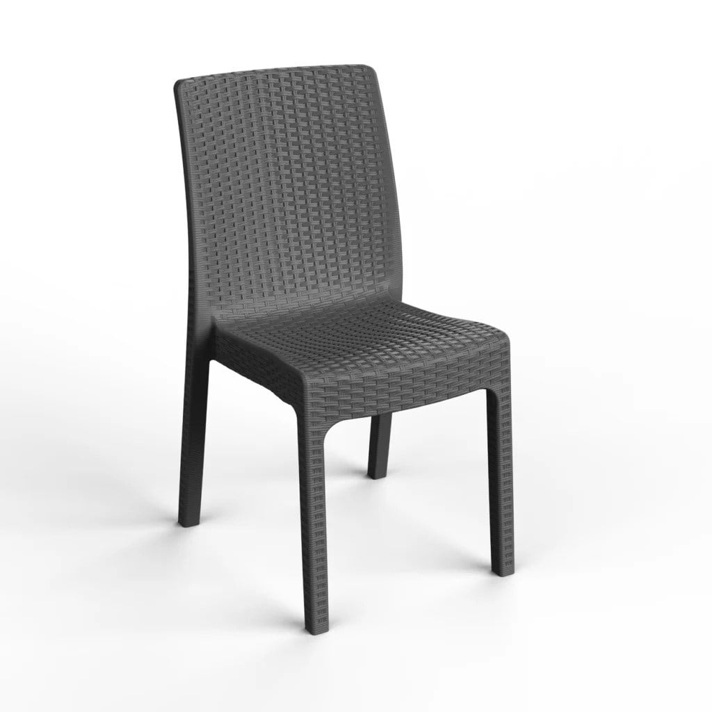 Lilyum Rattan Desenli Bahçe ve Balkon Sandalye