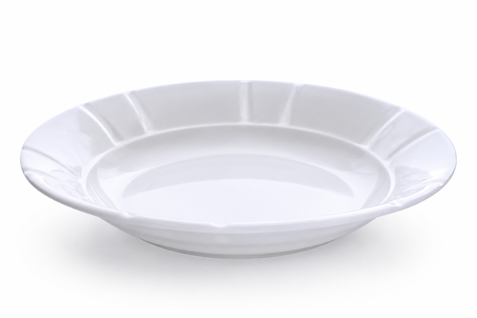 MyDaisy L07 Melamin Oluklu Çukur Yemek Tabağı 17cm